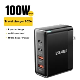 Essager 100W USB Type C Charger 65W PD3.0 Fast Charger with Quick Charge 4.0 3.0 USB Phone Charger For MacBook Laptop Smartphone