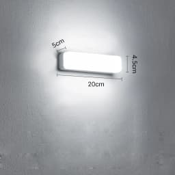 Modern LED Wall Lamp 40/20cm 18W 13W Mirror Light Bathroom Toilet Lamps White Long Strip Fixture Home Decor Led Lighting AC 220V