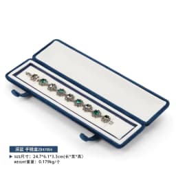 High Grade Double Open Jewelry Box Velvet Engagement Ring Box Wedding Ring Necklace Earring Gift Boxes Organizers Storage