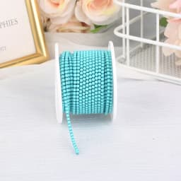 RESEN New Arrival 2mm Rhinestone Cup Chain with Colorful Bottom Sew On Stone Chain Trim Glue On Acrylic Rhinestone Banding Trim