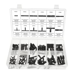 Car Hose Connector Assortment Reducer Set Plastic Straight T Piece Connectors For Cooling Systems Fuel Systems Garden Tools