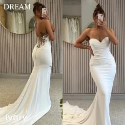 DREAM Customized Elegant Long Wedding Dresses Sweetheart Backless Floor-Length Mermaid Bridal Gown Women Vestidos De Novias 2026