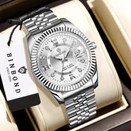 BINBOND Original Couple's Quartz Watches Luminous Waterproof Men's Women's Watch Mujer Reloj Ofertas Hoy Relogios Casal