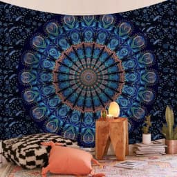 Indian Mandala Wall Hanging Tapestry Boho Wall Cloth Tapestries Decor Psychedelic Hippie Bohemia Wall Carpet Bedroom Decoration