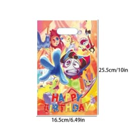 New The Amazing Birthday Party Decorations Digitaled Circus Tableware Set Plates Banner Tablecloth for Baby Shower Supplie Gifts
