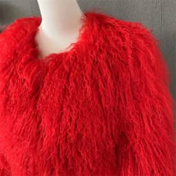 New 100% True Mongolia Sheep Large Size Fur Coat Sheep Fur Jacket Thick Warm Overcoat Hot Factory Outlet Discount