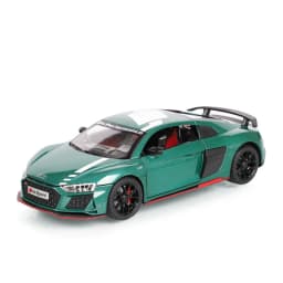 1:24 R8 V10 Plus Alloy Performance Sports Car Model Diecast Metal Toy Racing Car Model High Simulation Sound and Light Kids Gift