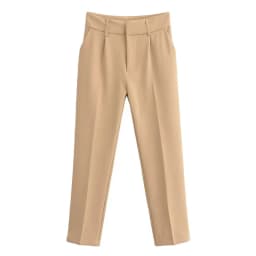 Solid Color All-Match Women's Suit Pants Casual Simple Office Occupation Lady Pencil Trousers High Waist Slimming Long Pants