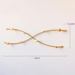 Iron Wall Coat Rack Clothes Organizer Racks Living Room Hanger Entrance Hall Portable Hat Hook Creativity Hanging Decorative