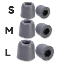 1/3/6Pairs Replacement Soft Memory Foam Earbuds Tip Noise Isolating Ear Pads Foam Eartips for 4.5mm Nozzle in-Ear Earphones