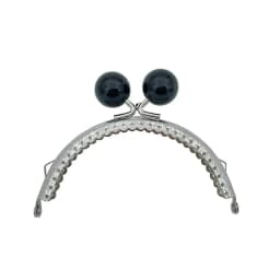 8.5/10.5cm Candy Color Beads Silver Metal Purse Frame Handle for Clutch Bag Handbag Accessories Making Kiss Clasp Lock