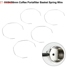 5Pcs 51/54/58mm Coffee Portafilter Basket Spring Clip Ring Wire For Breville Delonghi Expobar Rocket Coffee Machine