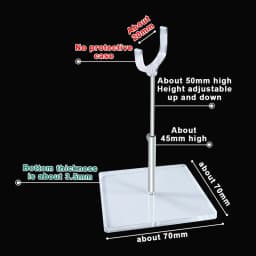 ▶1Pcs Home Display And Store Exhibition Slip Resistant Crotch Grip Doll Multiuse Adjustable Doll Display Holder
