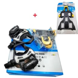 SHIMANO PD-R550 Racing Pedals - Ultra-Light Single Sided for Road Bikes