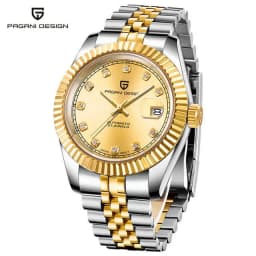 PAGANI DESIGN Men Mechanical Watch Luxury Automatic Watch Sport Stainless Steel 100M Waterproof Watch for Men