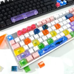 R3MC for Cherry MX Mechanical Gaming Keyboard Epoxy Resin Mold Computer PC Gamer Pet Paw Keycaps Silicone Molds