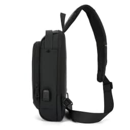 Password Lock Chest Bag, Anti-Theft Waterproof USB Charging Port, Multifunctional Sports Single Shoulder Crossbody Riding Bag