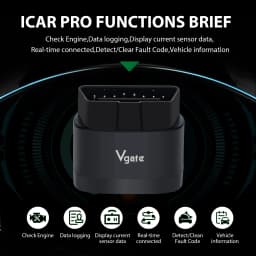 NEW Vgate ICar Pro 2S ELM327 Bluetooth 5.2 V2.3 Car OBD Scanner Upgraded EV Auto Diagnostic Tool BimmerCode for iOS Android PC