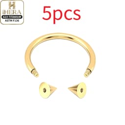 1/5PC G23 Titanium Nose Rings Piercings Lip Eyebrow Ear Septum Helix Cartilage Septum Body Jewelry Piercing Labret Nariz C Rod