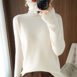 Autumn Winter Women Sweaters Turtleneck Long Sleeve Solid Slim Fit Basic Knit Tops Warm Bottoming Shirts High Strecth Pullovers