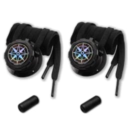Black and White Flat Twist-Lock Shoelaces Easy-to-Install Automatic Shoelaces Outdoor Sports Shoelace Unisex 1Pair/2Pair