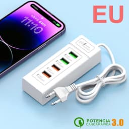 15W USB Charger Multi Ports Fast Charging Type C Phone Charger For iPhone 15 Samsung Xiaomi Quick Charge EU/US Plug Wall Charger