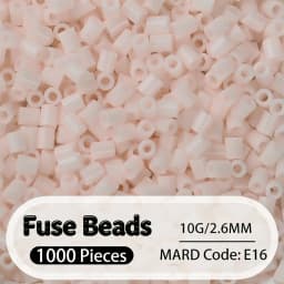 2.6mm Bulk Pink Color Series Perler Beads Refill Pack - 1000/5000pcs Fusible DIY Art Craft Fuse Beads for Mosaic Puzzle Kits