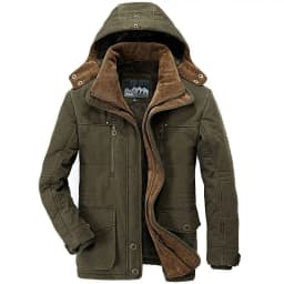 Men Winter New Fleece Warm Thick Windproof Parkas new Jackets Coat Men Autumn Fashion Hooded Casual Tactics Military Parkas Men
