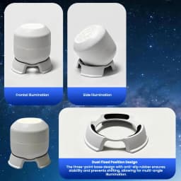 Mini Marine Night Light, 360° Rotating Fish & Bubble Projection, Soothing USB Lamp for Kids' Room, Calming Sleep Companion Gift