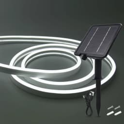 24V Neon Light Solar LED Strip 3M 5M 10M Waterproof Rope Silicone Tube Neon Sign Flexible Lamp Home Decoration White Warm