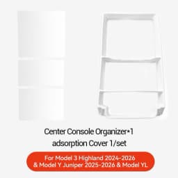 For Tesla Model 3/Y/YL Highland Juniper 2026 Center Armrest Storage Box Tray Console Organizer Box Accessories