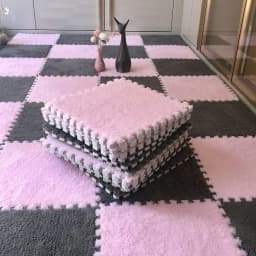 Soft Plush Children's Mat Babe Toys Eva Foam Puzzle Carpet Warm Children Play Mats Interlocking Rugs Infant Carpet 30*30*1cm
