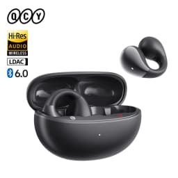 QCY Crossky C30S Open Ear Earphones Wireless Bluetooth 6.0 Clip-On Earbuds LDAC Hi-Res Audio Dual Connection 40H IPX5 Waterproof