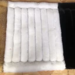 HUAQIUMEISI Real fox fur blankets suitable for autumn and winter home outdoor use with natural fox fur jacket blanket