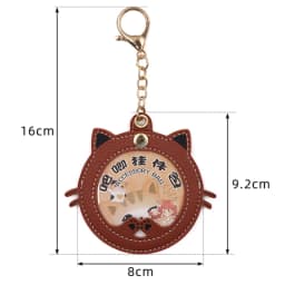 New Cat Shape Ita Bag Pins Badge Protector Case Keychian For 58mm Anime Badges Decoration Bag Accessories Pin Case Birthday Gift