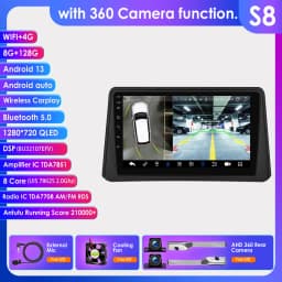 9" Hizpo 2Din Android Auto Car Radio for Opel Vauxhall Mokka 1 2012 - 2016 UI7862 Multimedia SWC RDS DSP 4G BT CarPlay 360° CAM