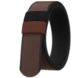 Headless belt, men's automatic buckle belt, no headband, nylon canvas belt, trendy young people's casual pants , versatile