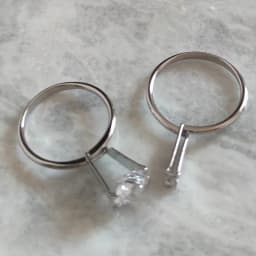 Metal Spring Type Ring Diamond Four-Claw Tweezers Stone Gemstone Holder Display Jewelry Tools Wedding Ring Try-on Equipment 1PC