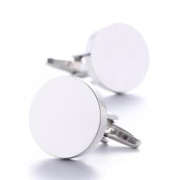 Personalized Custom Mens Shirt Cufflinks For Father Wedding Gift Customized Cuff Buttons Male Jewelry Sliver Suit Cufflink