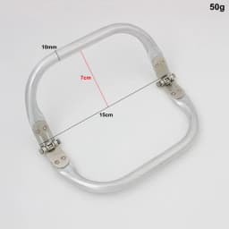 1-5-10 pieces,Medium 7.5 inch 8 inch Large 10 inch light weight aluminum tube clutch bag frame,Classical pouch new frames