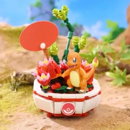 Keeppley Pokémon Series Building Blocks Bulbasaur Blastoise Venusaur Charmander Assembled Model Toys Ornaments Gifts