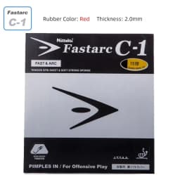 Nittaku-Fastarc Table Tennis Rubber, Non-Sticky Ping Pong Coating, Original, G1, C1, P1, S1, Selection of Ito Mima