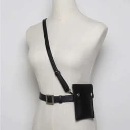 IEFB Straps All Math Men Women's Belt Mini- Packet New Fashion Black PU Leather Belts Clothes Accessories Multi-purpose 9Y116