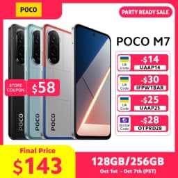 Newest POCO M7 Global Version Mobile Phone Powerful Snapdragon 685 7000mAh battery Immersive 6.9" FHD+ Display NFC 33W