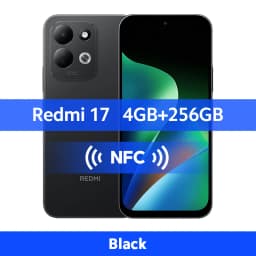 Global Version Xiaomi Redmi 17 Smartphone 120Hz 6.9" Display 50MP Camera MTK Helio G91-Ultra CPU 7500mAh 45W Turbo Charging