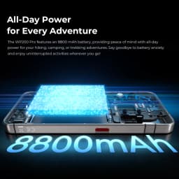 Oukitel WP200 Pro 5G Modular Rugged Phone Detachable Earphone Watch 72GB+1TB MTK8200 Smartphone 108MP Cell Phone