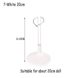 Adjustable Metal White Black Doll Dummy Puppet Wrist Stand Holder Bracket Support Dollhouse Accessories Toy Store Display