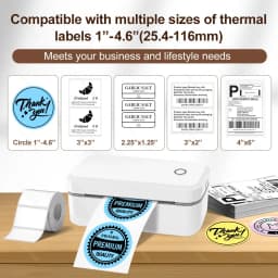 Marklife X4 Thermal Label Printer Portable Printer for 4x6 Mailing Packages Printing Bluetooth Automatic Label Recognition 2026