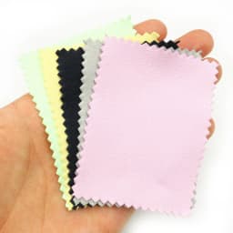 10pcs Silver Polish Polishing Cloth Soft Cleaning Cloth Wipe Wiping Cloth For Silver Gold Jewelry Tools