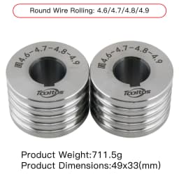 Rolling Mill Auxiliary MOLDS for Bracelet Rolling Machine Round Oval Flat Profiles